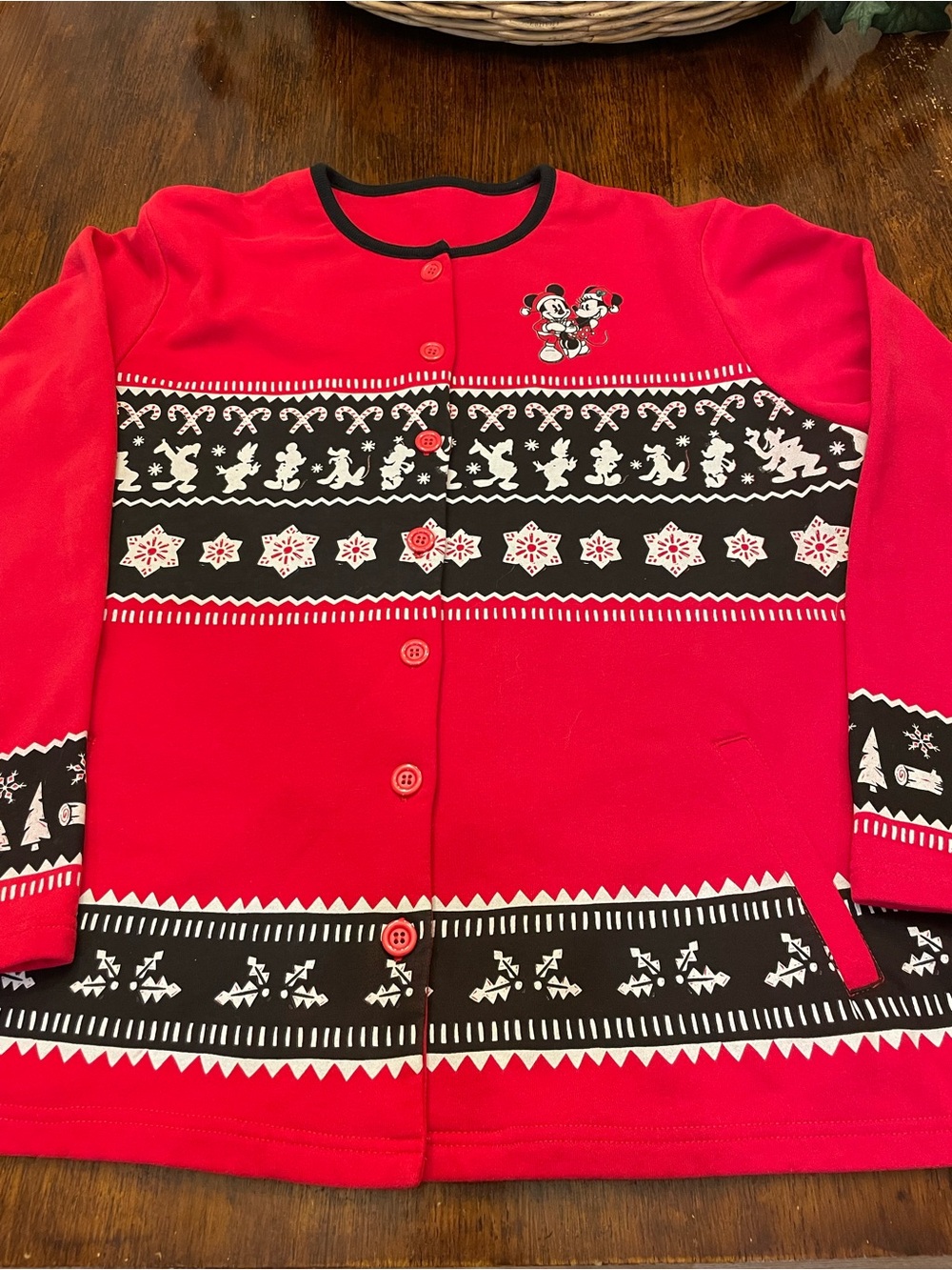 Disney Bradford Exchange Cozy Times Together sweatshirt Cardigan XL